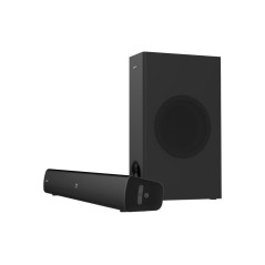 "Creative Stage V2 2.1 Channel Soundbar System - Powerful Audio Experience in Sleek Black - Model 5390660194283"